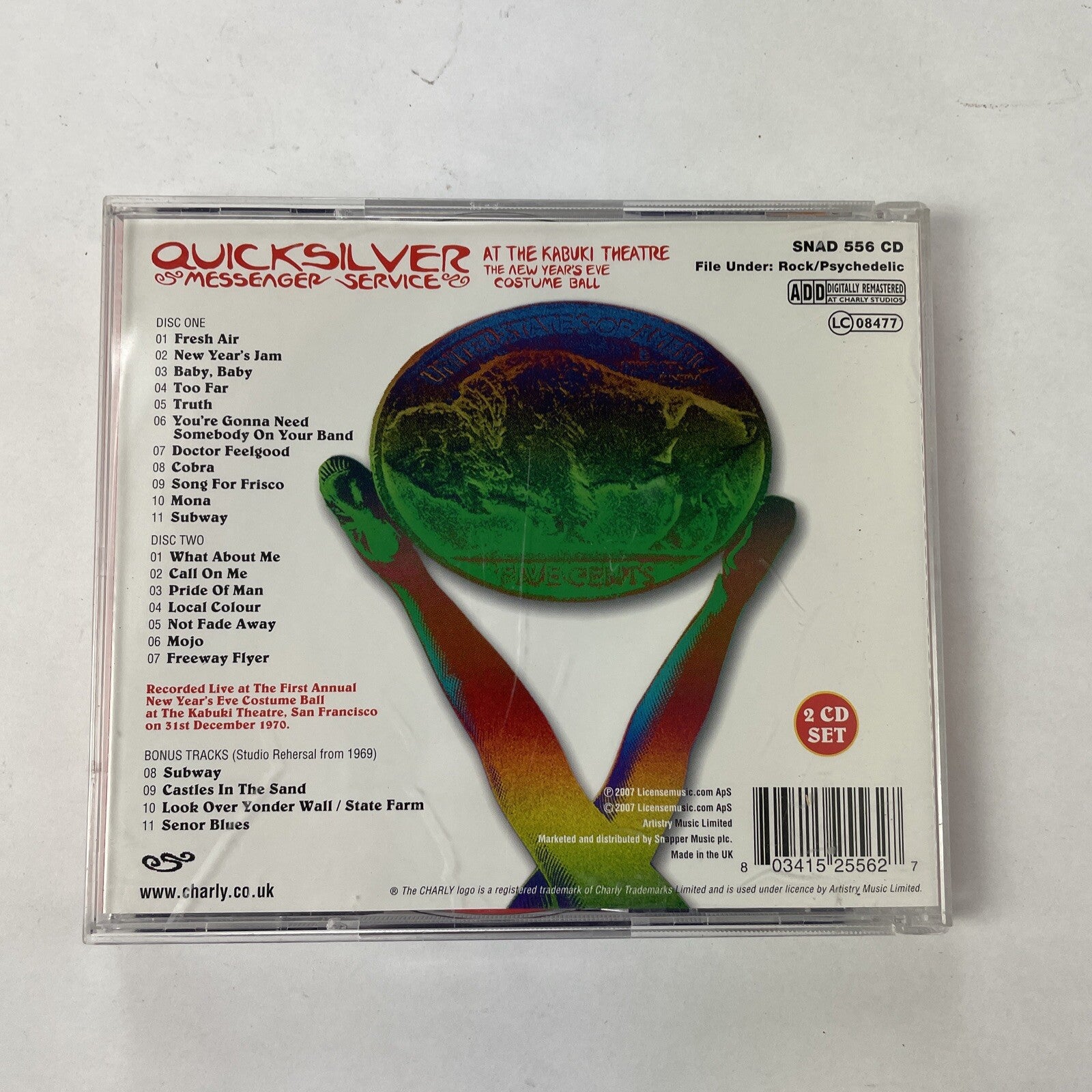 Quicksilver Messenger Service - At The Kabuki Theatre 2 CD Set (2007)  #20 