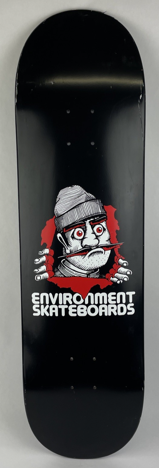 " El Jefe "  The Ripper - Blackout Full Dip Skateboard 8.75" x 32.5" Deck Blem 1