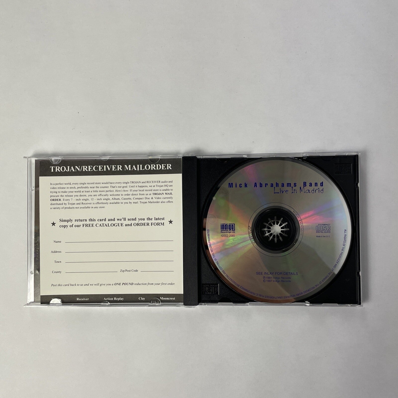 MICK ABRAHAMS - Live In Madrid - CD - Import Live - #28