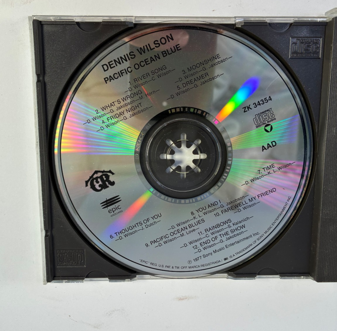 Dennis Wilson Pacific Ocean Blue Caribou Epic CD 1991