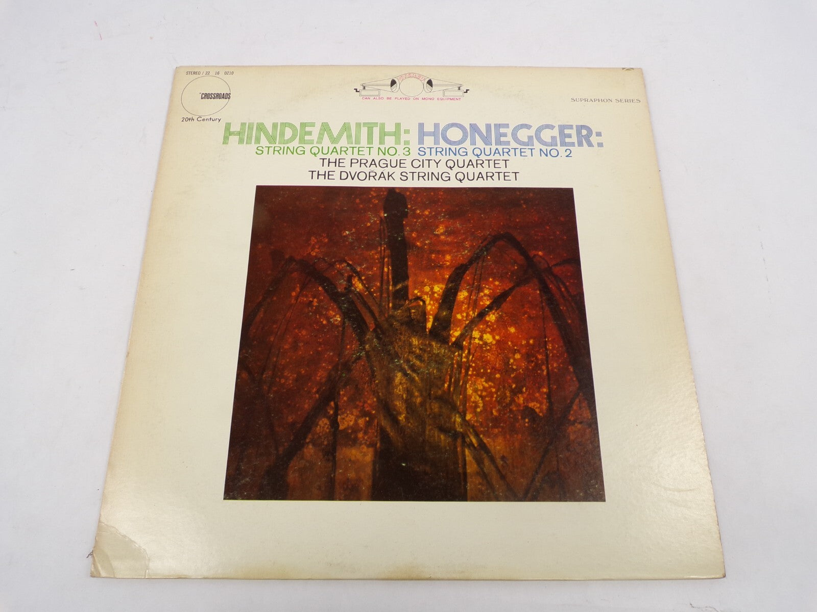 Hindemith: Honegger: String Quartet No.3 The Prague City Quartet The Dvorak Stri