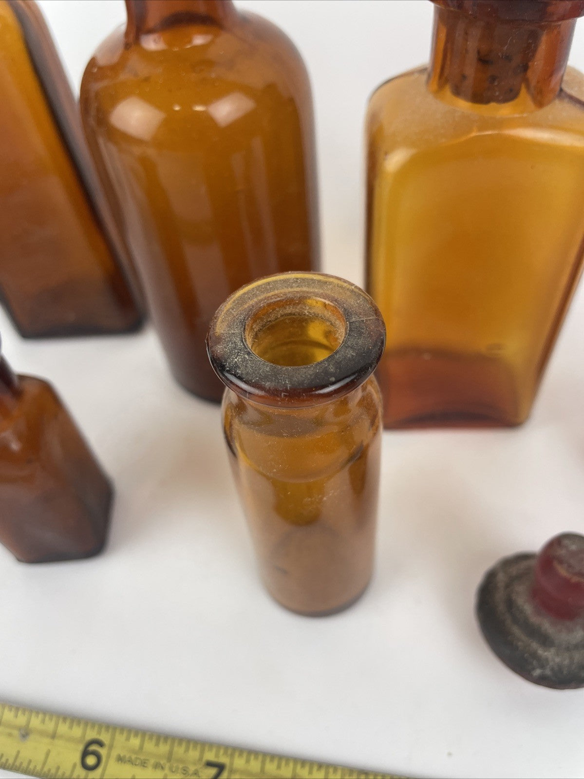 Antique & Vintage Apothecary Bottle Lot of 9 F Hoyte & Co Perfumers Philadelphia