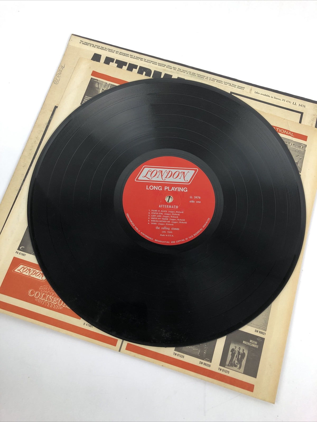 The Rolling Stones AFTERMATH original Mono LL 3476 LP