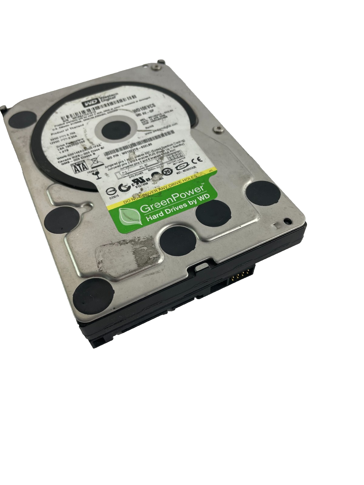 Western Digital Model WD10EVCS - 63ZLB0 1TB Internal Hard Drive Cache 16 MB