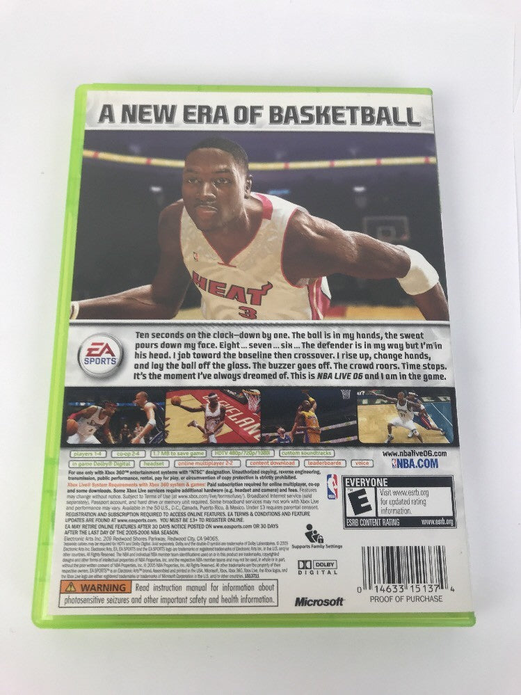 Xbox 360 : NBA Live 06 VideoGames