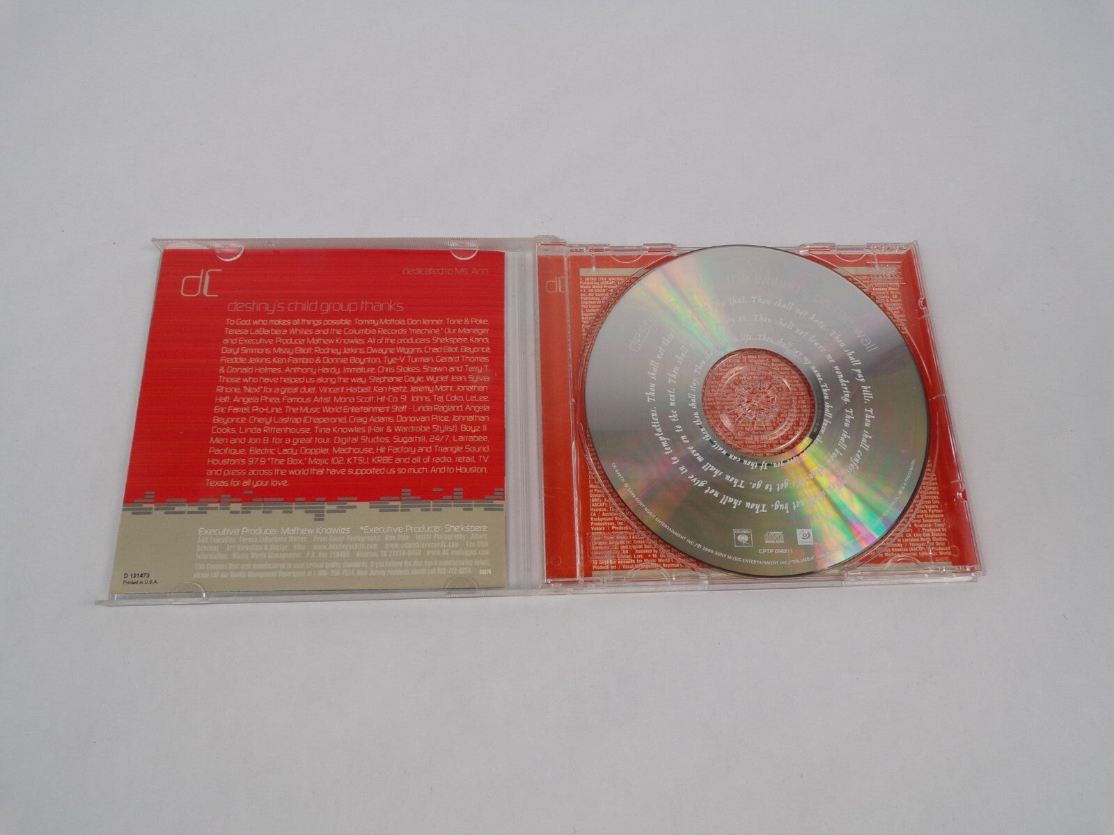 Destiny Child The Writing's On The Wall Intro So Cool Bills Bills Bills CD#63