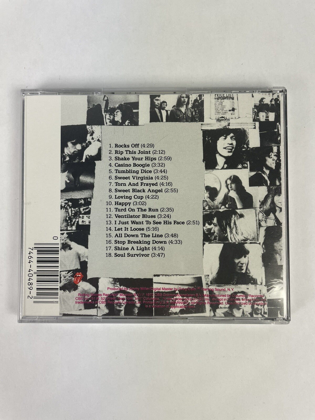 Rolling Stones - Exile On Main Street CD    #8