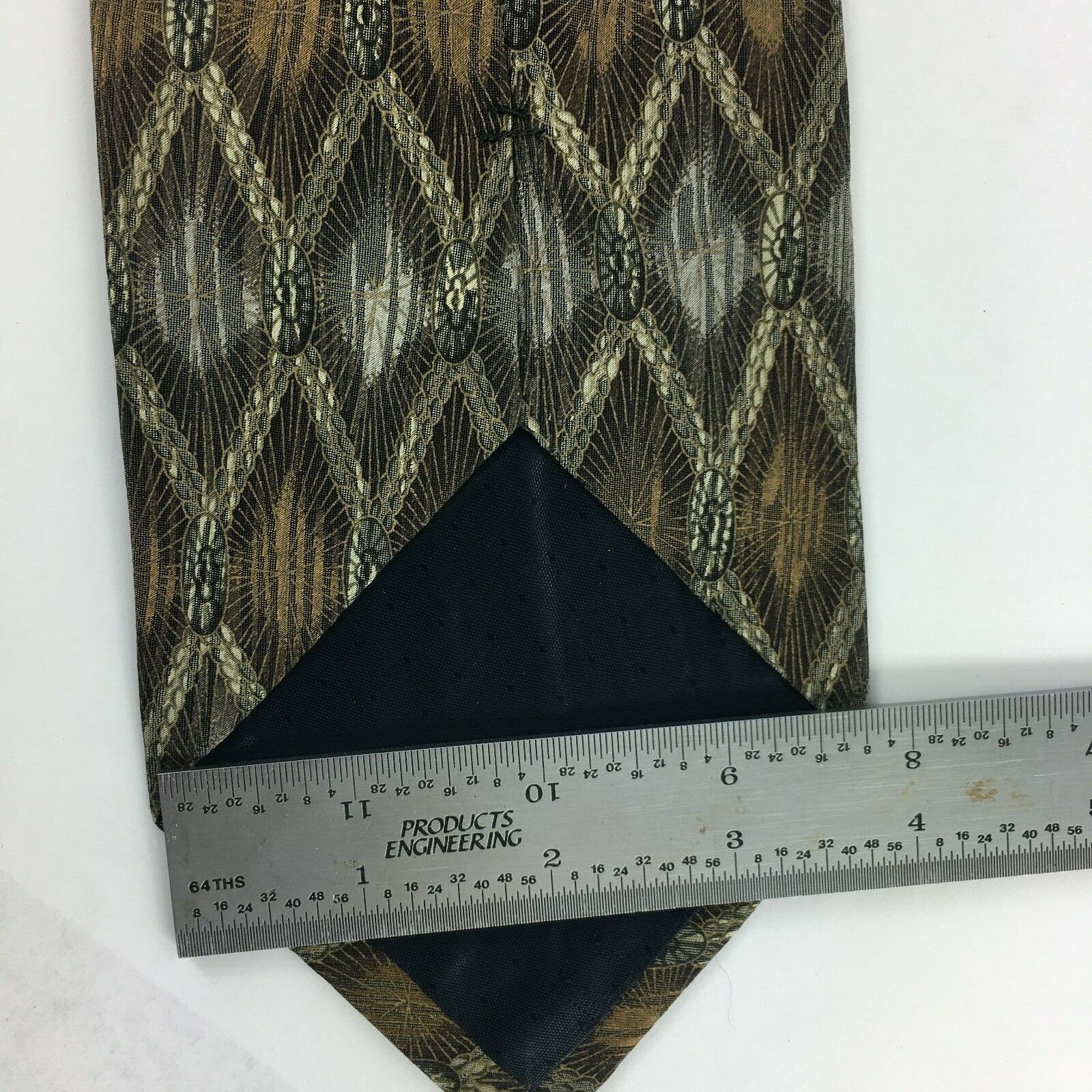 Genuine Bachrach 100% Silk Handmade Stylish Formal/Casual Tie Multi Coloured