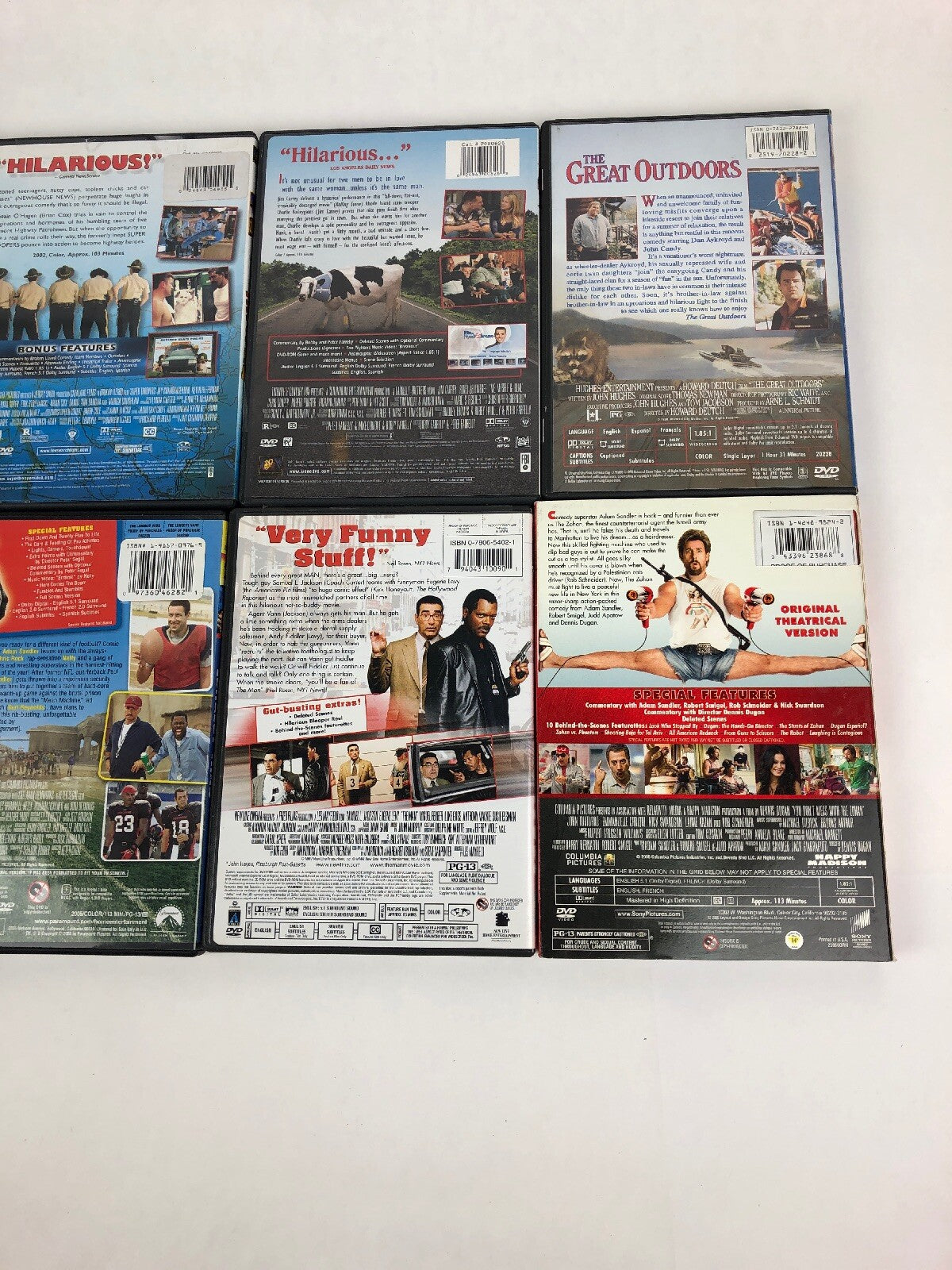 LOT OF 10 DVD MOVIES COMEDY CLASSICS FAST FREE SHIPPING * MINT DISCS