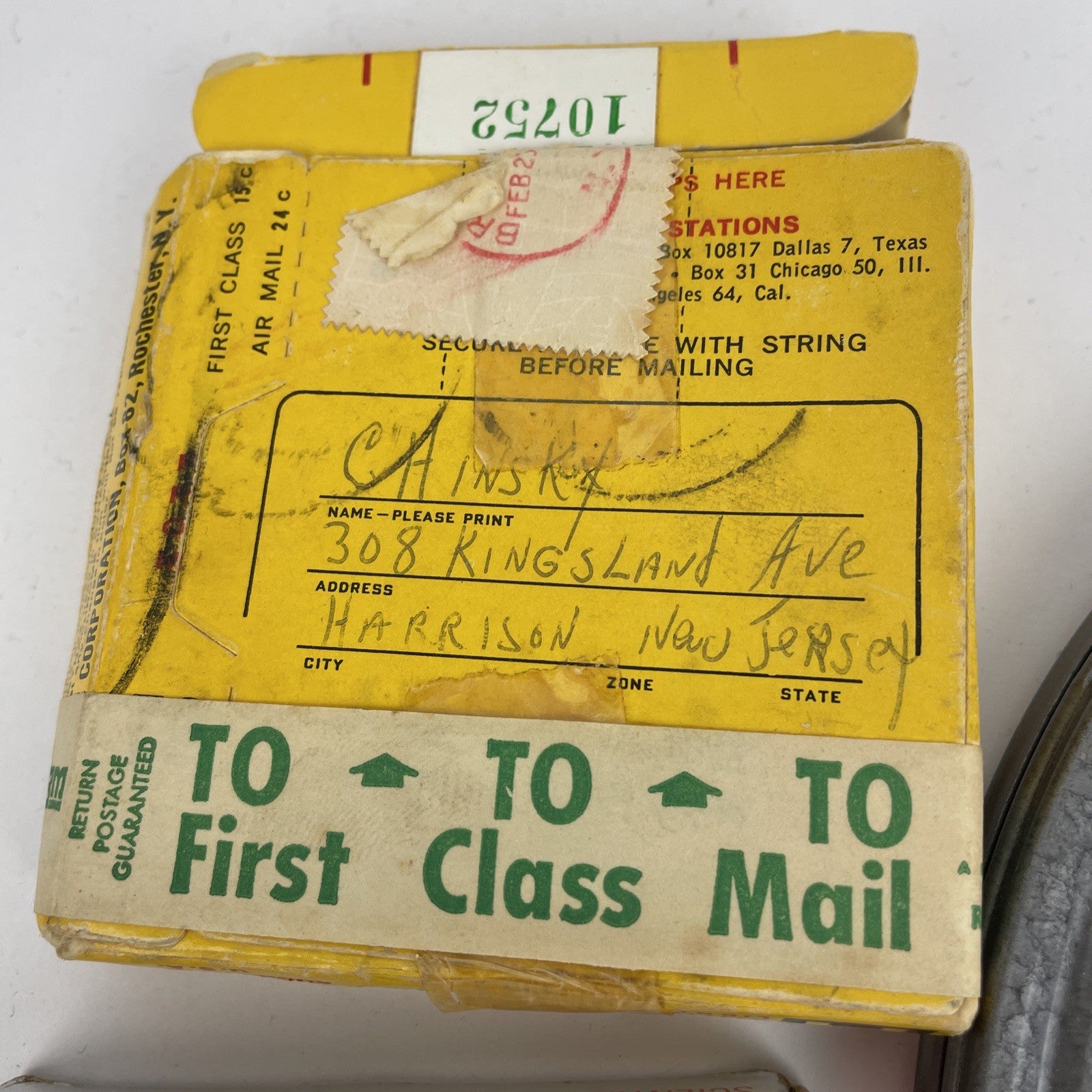Vtg Lot of 8 Home Movies 8mm Reels 1950's New Jersey Christmas Birthday Swimming