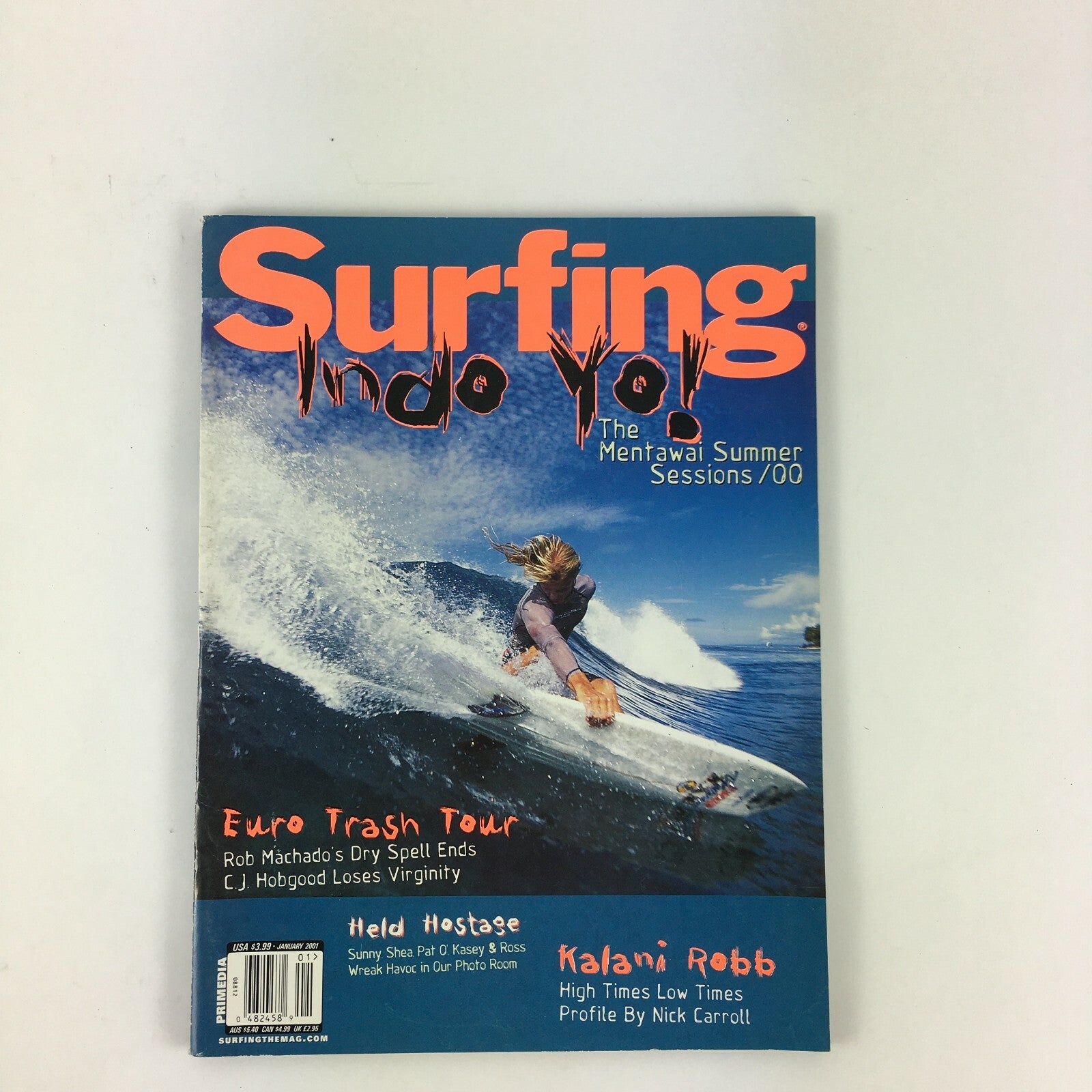 January 2001 Surfing Magazine  The Mentawai Summer Sessions Euro Trash Tour