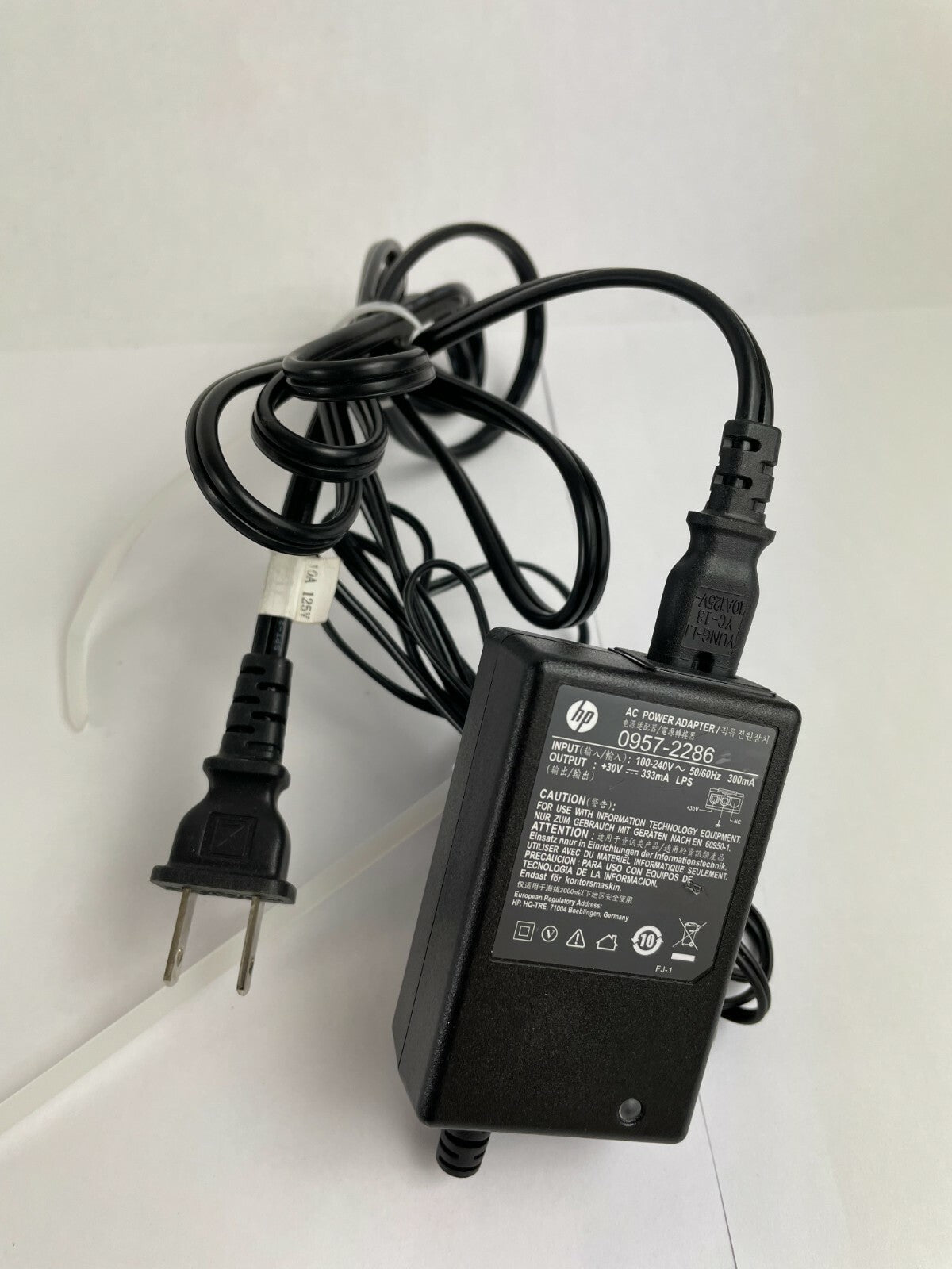 Genuine Hp Ac Adapter 0957-2286 Output 30 V  333 mA  Power Supply Adapter A83