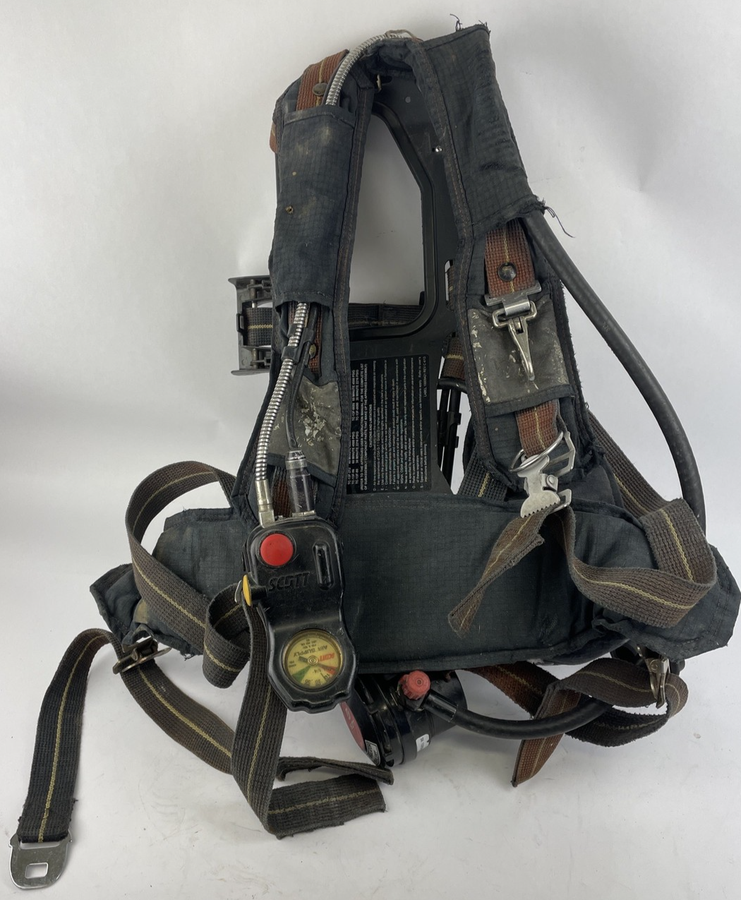 SCOTT SAFETY 4.5 4500 SCBA Air Pack Harness EZ-Flow Air Pak Plus with Sensor k