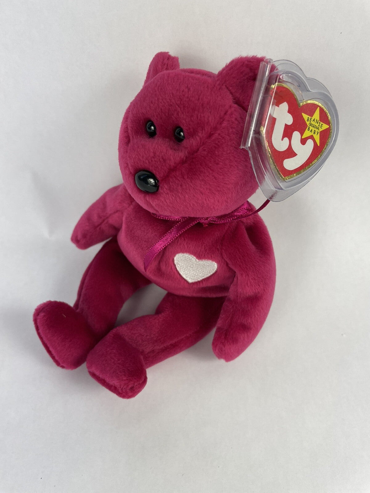 Valentina RARE TY Beanie Baby TAG ERRORS 1998/99 w hologram New & Mint