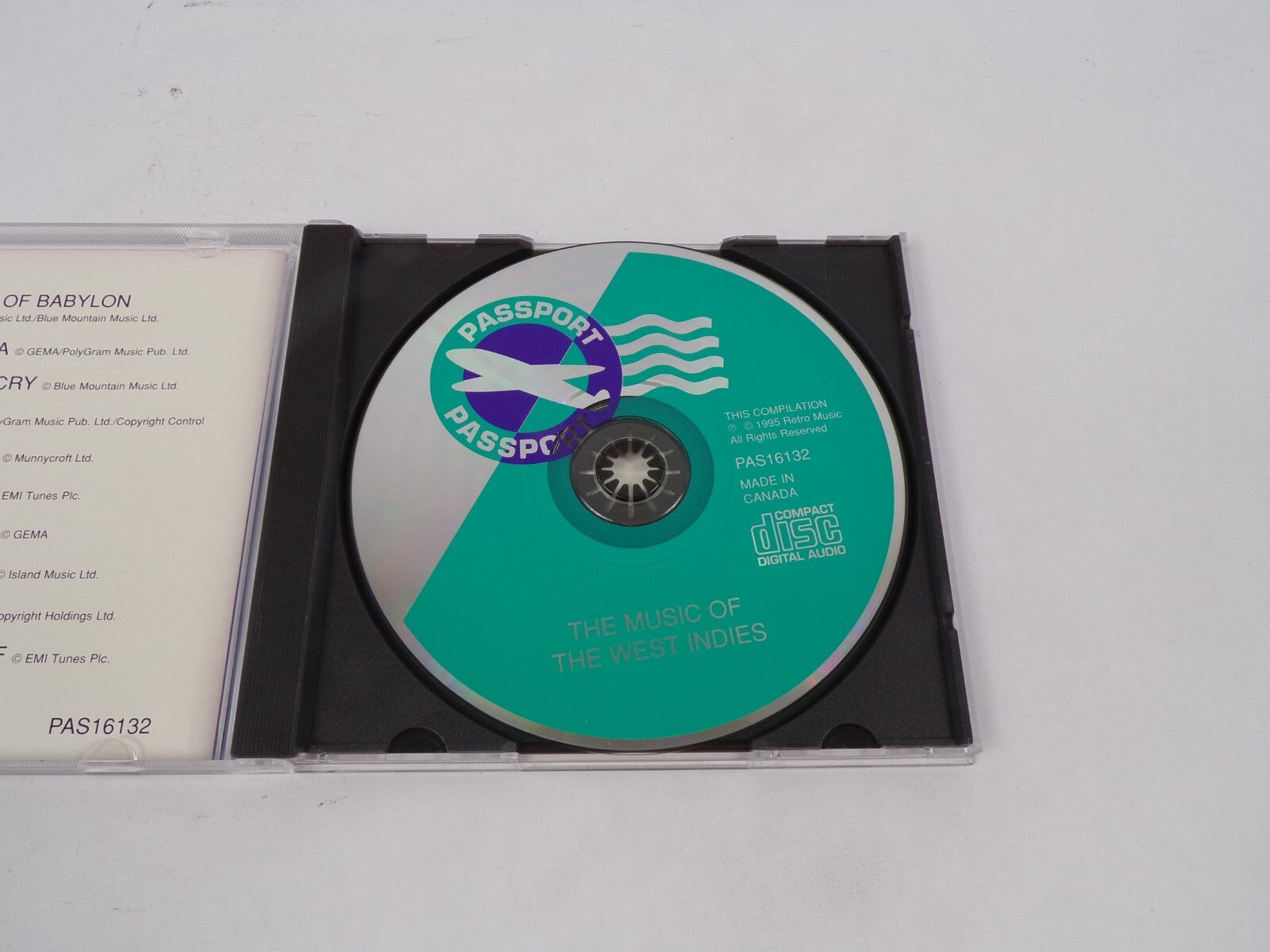 The Music Of The West Indies Rivers Of Babylon Sun Of Jamaica No Woman No CD#68
