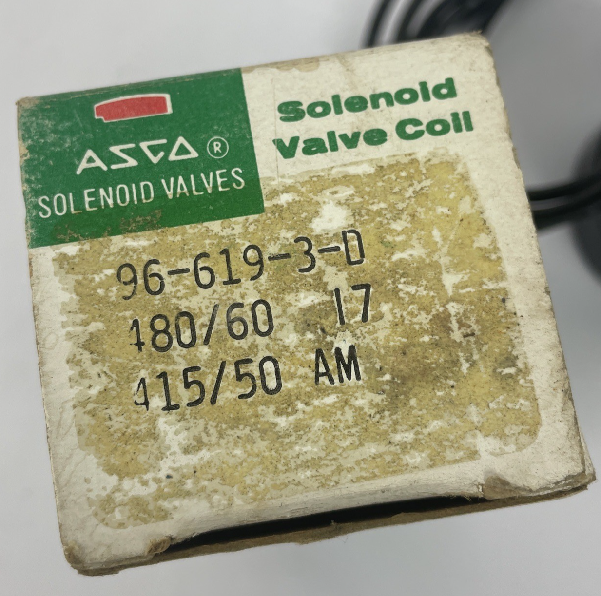 Vintage Asco MPC-015 Coil MPC015 12 DC SOLENOID Valve - w Original Box