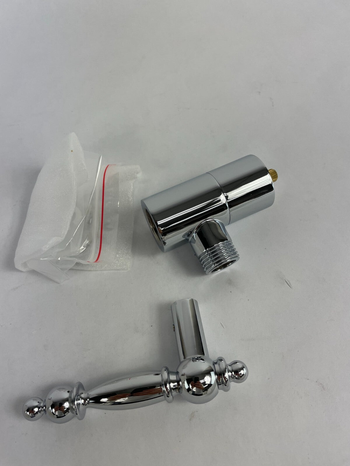 Rubi RTR562SC Saida polished chrome stop valve with integrated water outlet