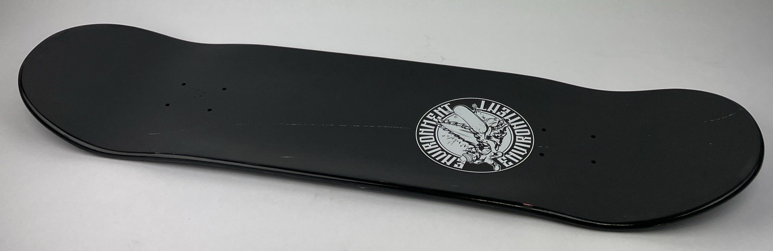 " El Jefe "  The Ripper - Blackout Full Dip Skateboard 8.75" x 32.5"  Deck Blem