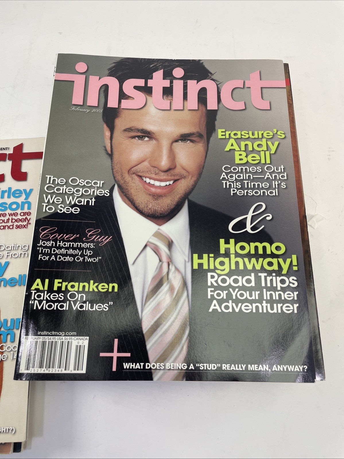 Lot of 20 Instinct magazine 2002 - 2005 Gay Fashion Lifestyle & Entertainment