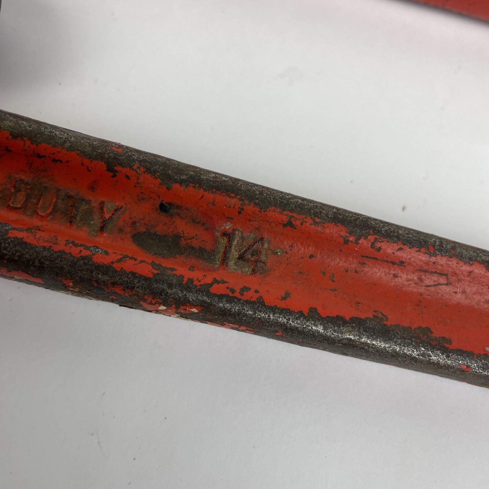 LOT Used Ridgid 18” & 14'' pipe wrenches Ridge Tool Co USA Vintage Tool Lot VGC