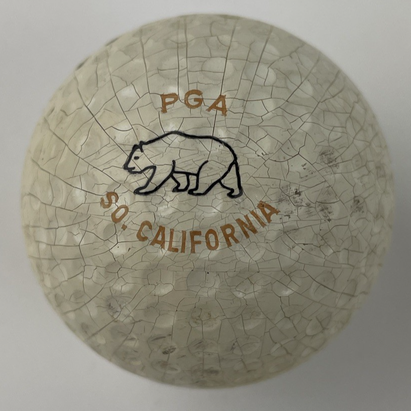 VINTAGE LOGO GOLF BALL PGA OF SOUTHERN SO. CALIFORNIA BEAR Logo #4 USA Man Cave