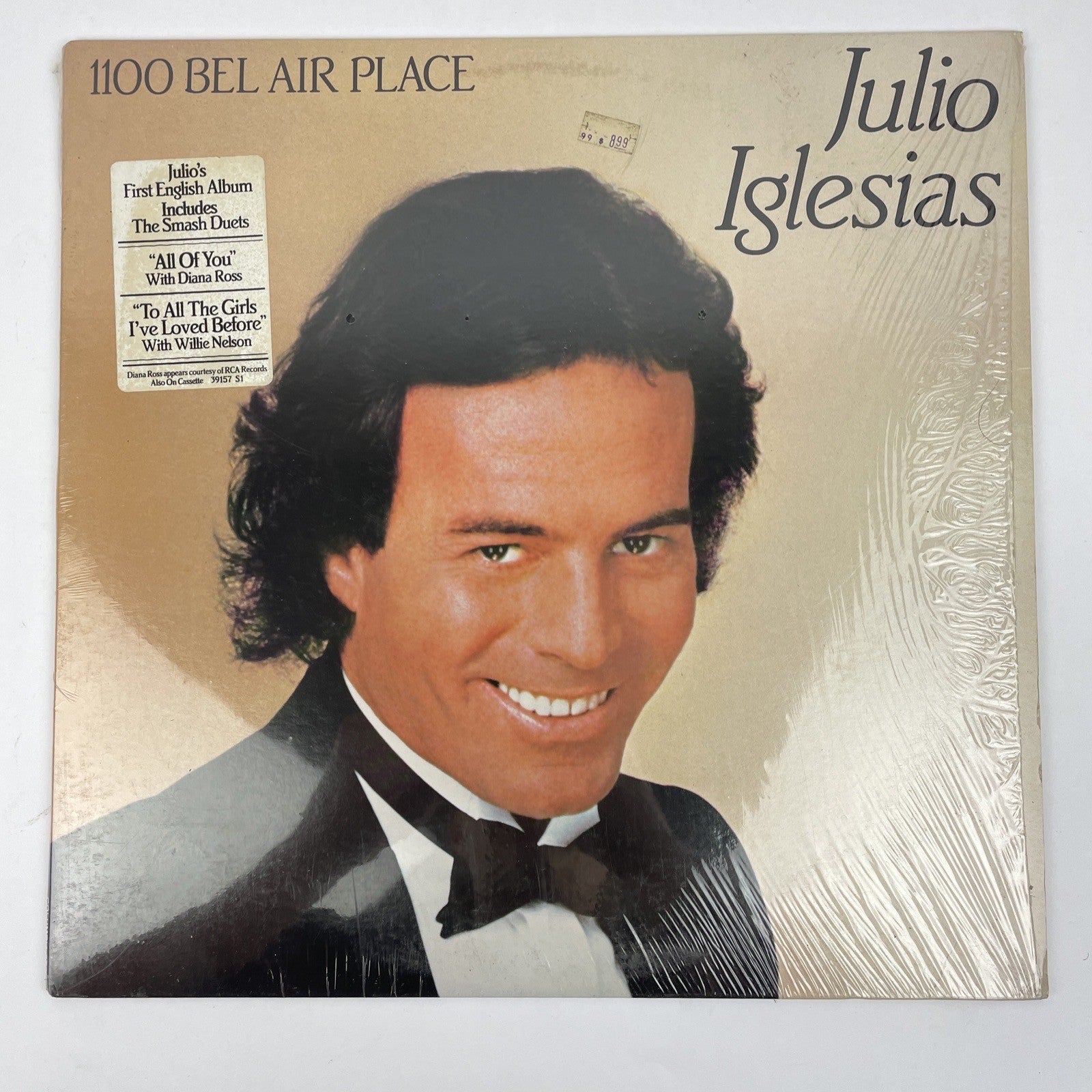 Julio Iglesias “1100 Bel Air Place “ Vinyl Record Album Complete w Insert MINT