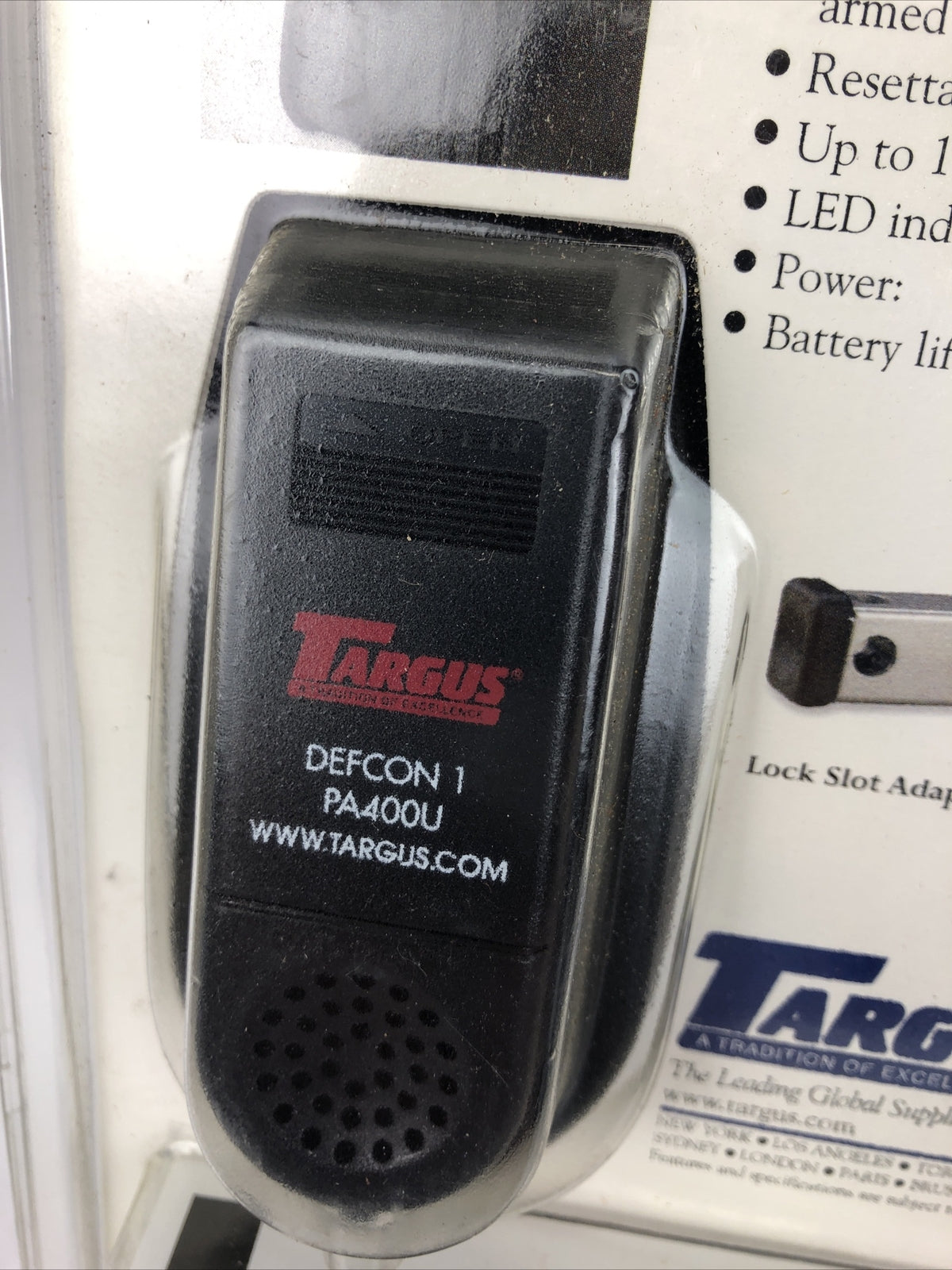Targus Defcon 1 Notebook Computer Security System #PA400U Brand New & Sealed