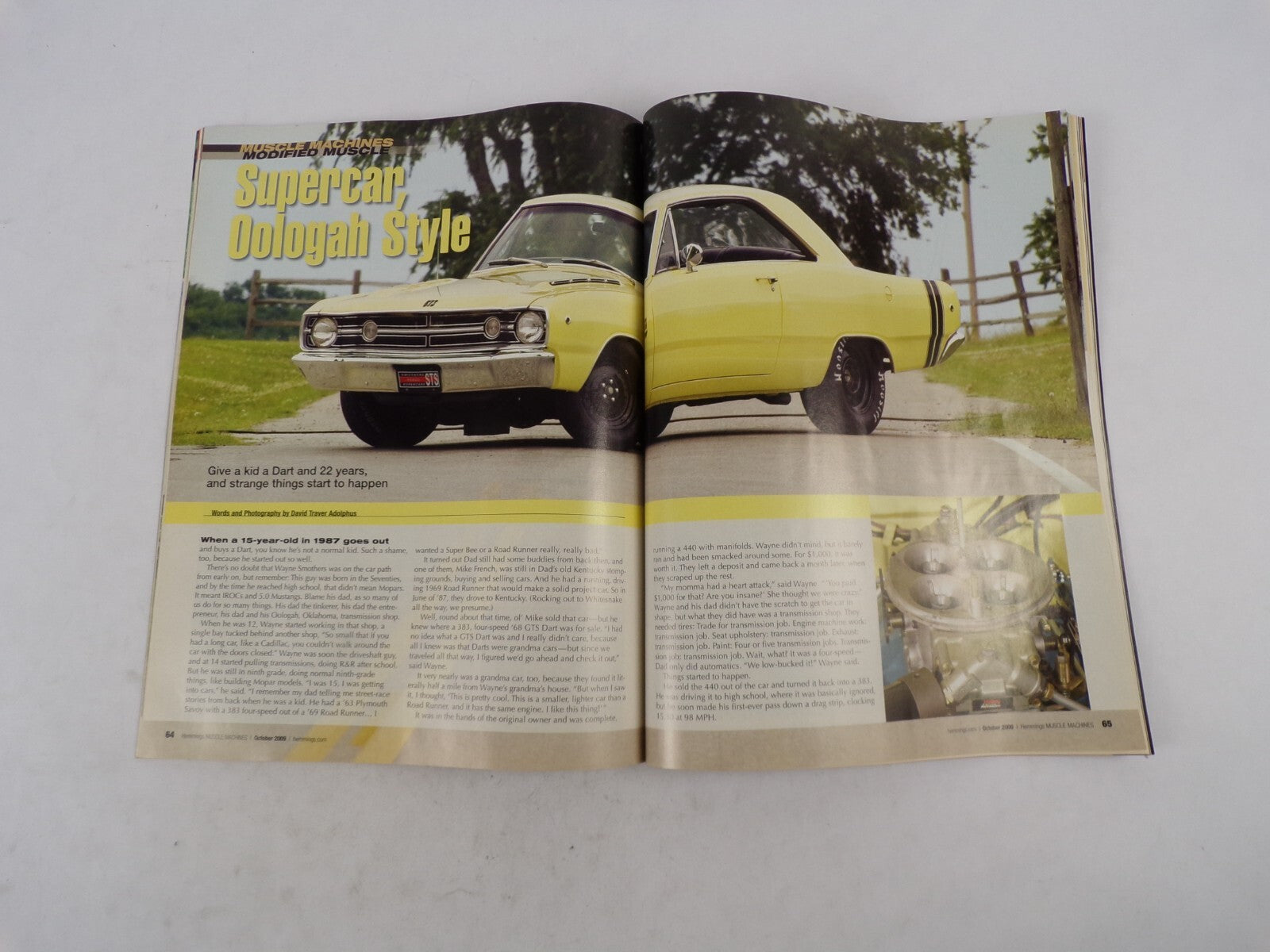 October 2009 Hemmings Muscle Machines Magazine Restoration Perfection Inside A