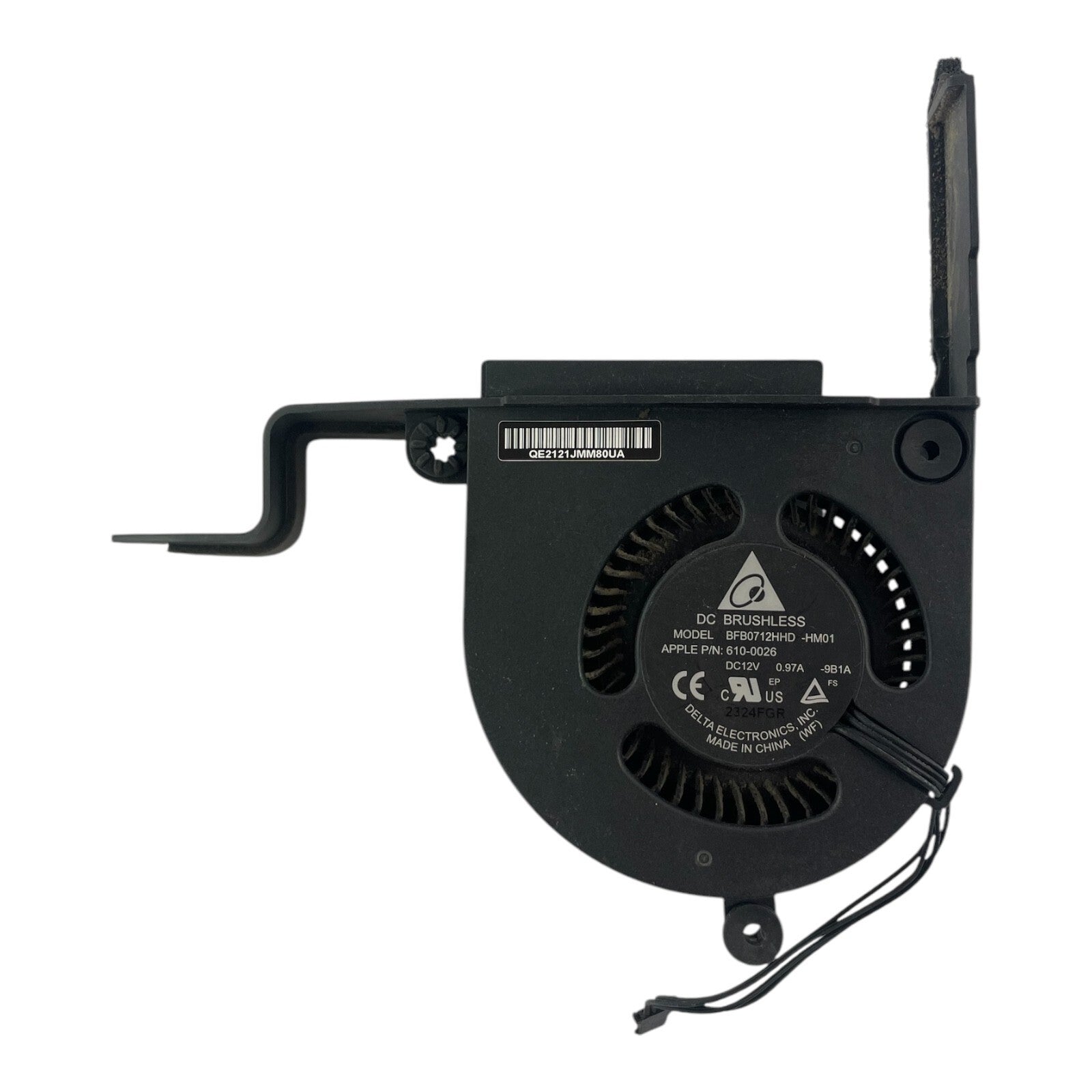 DC Brushless Apple P/N 610-0026 Model BFB0712HHD DC12V - Wire CPU Cooling Fan
