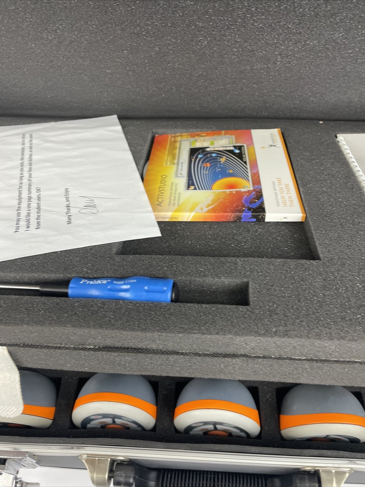 LOT OF 63 Promethean PRM-AV3-01 Activote Single Voting Pod w Protective Case VGC