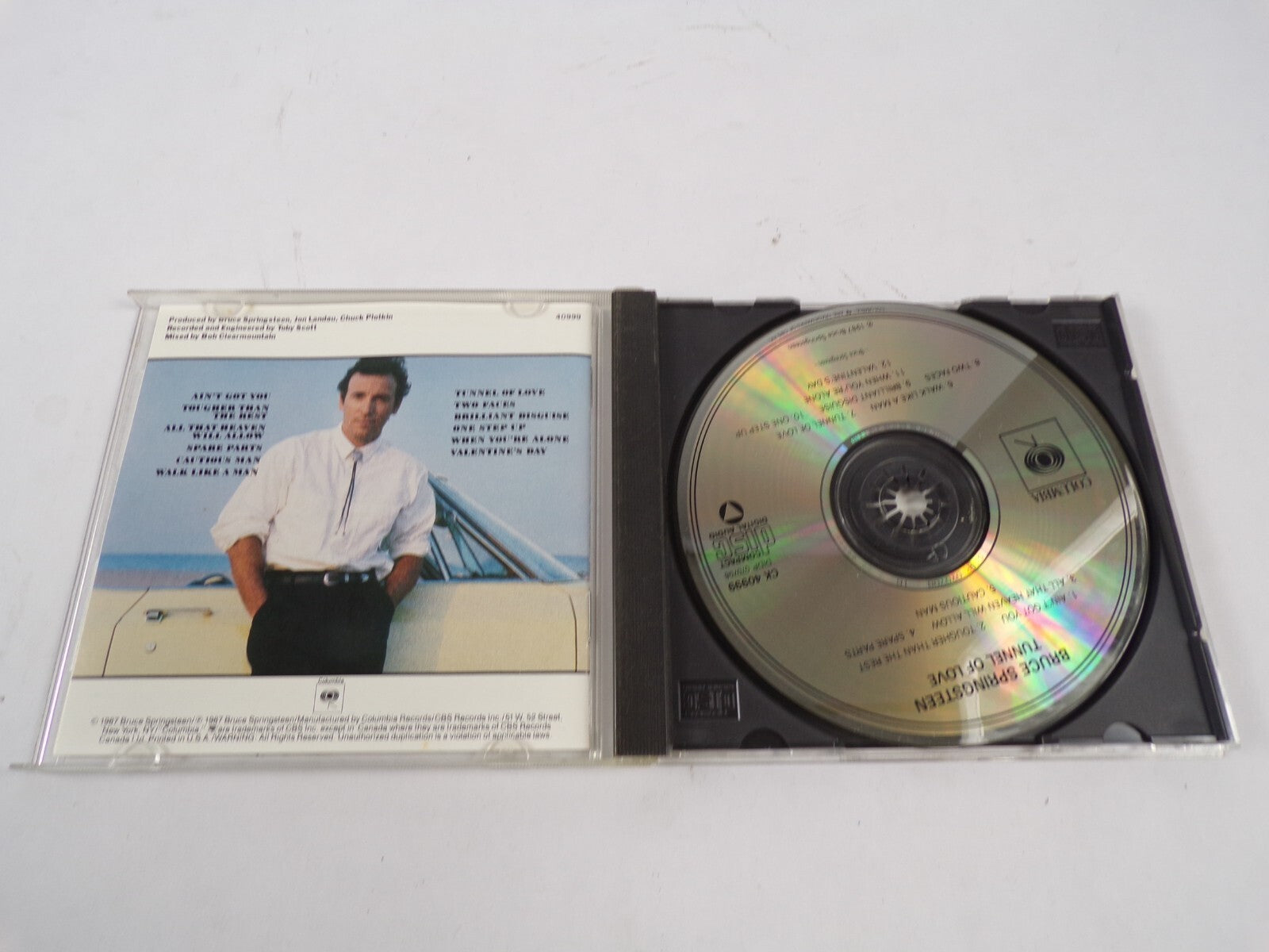 Bruce Springsteen Tunnel Of Love Valentine's Day One Step Up Cautions Man CD#61