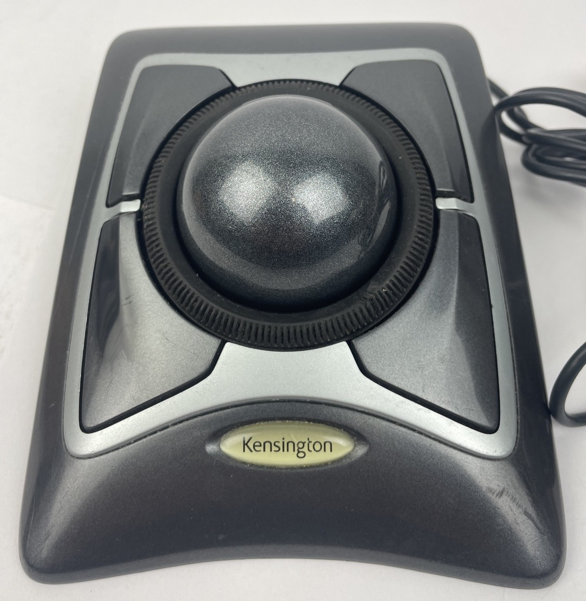 Kensington K64325 USB 2.0 Wired Expert Trackball Mouse w/ Pad - LOOK