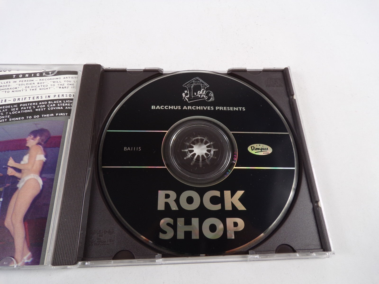 The Rock Shop Bacchus BaIII5 Soap Suds And Cream Stop Yes I Love You CD#3