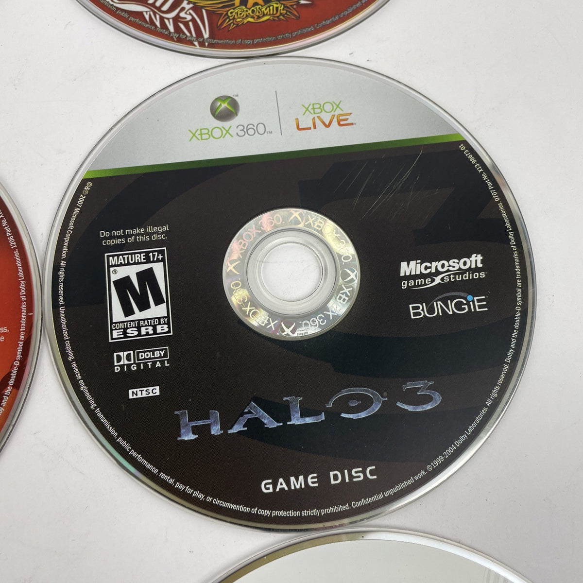 6 x XBOX 360 XBOX Live Aerosmith, HALO 3, GTA4, Madden, Forza 2, Monster Maddnes