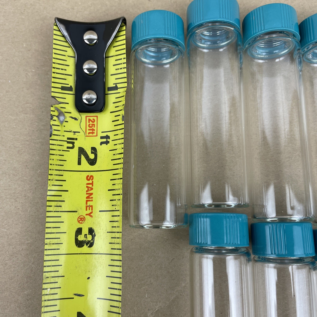 20 x  10ml Glass Vials with Screw Caps Clear Sample Vials Liquid Sampling Vial