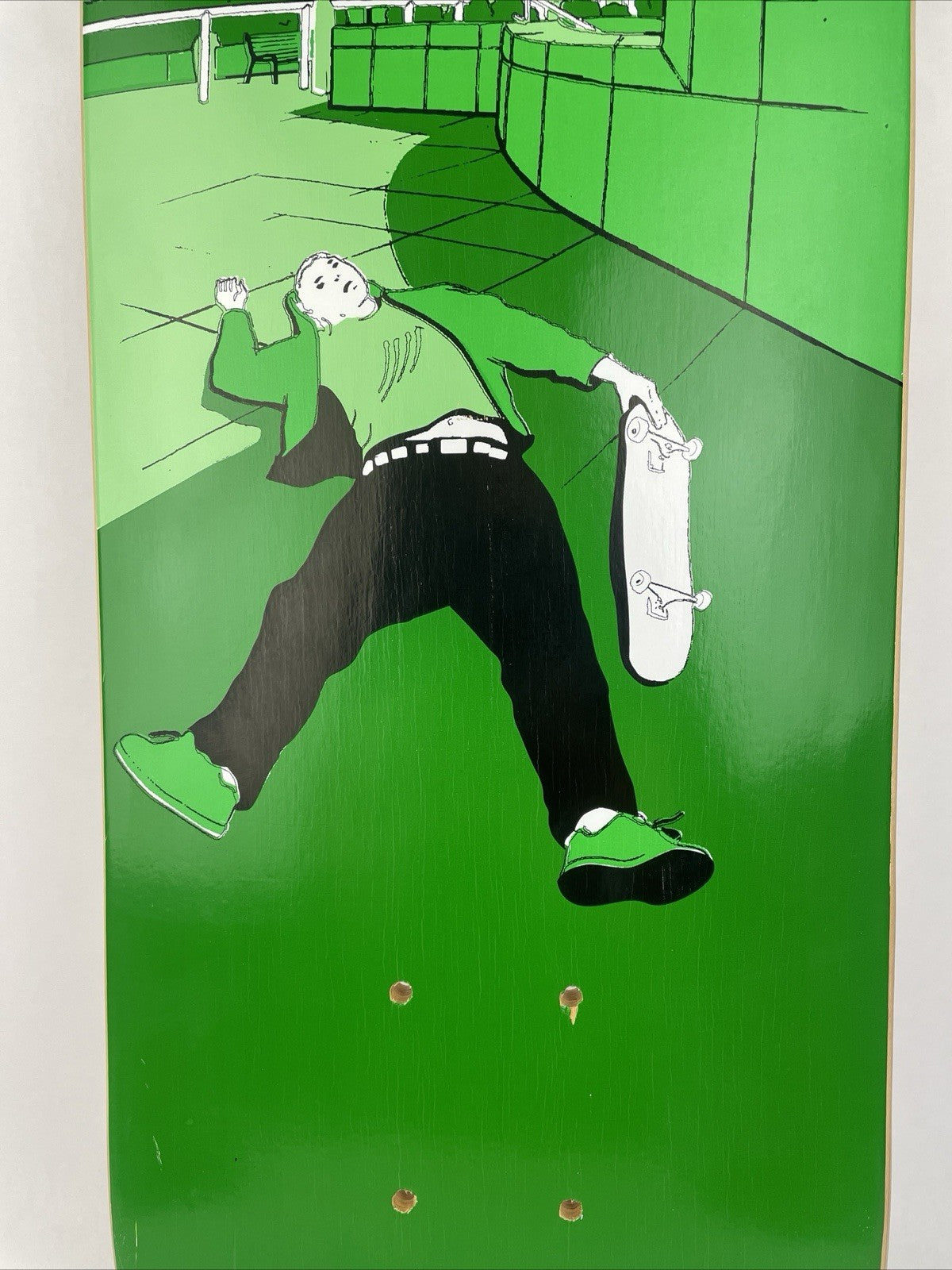 Vintage SP ANNECY France Antione Bellini Pro Model Skateboard Deck " Freddie "