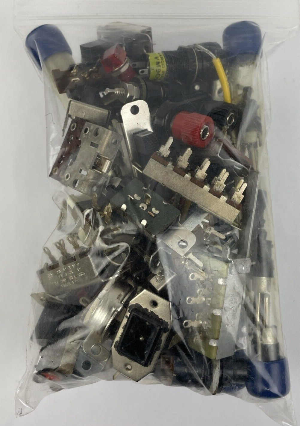 Lot of 50+ Assorted Vintage Electrical Switches STACKPOLE + More LOOK