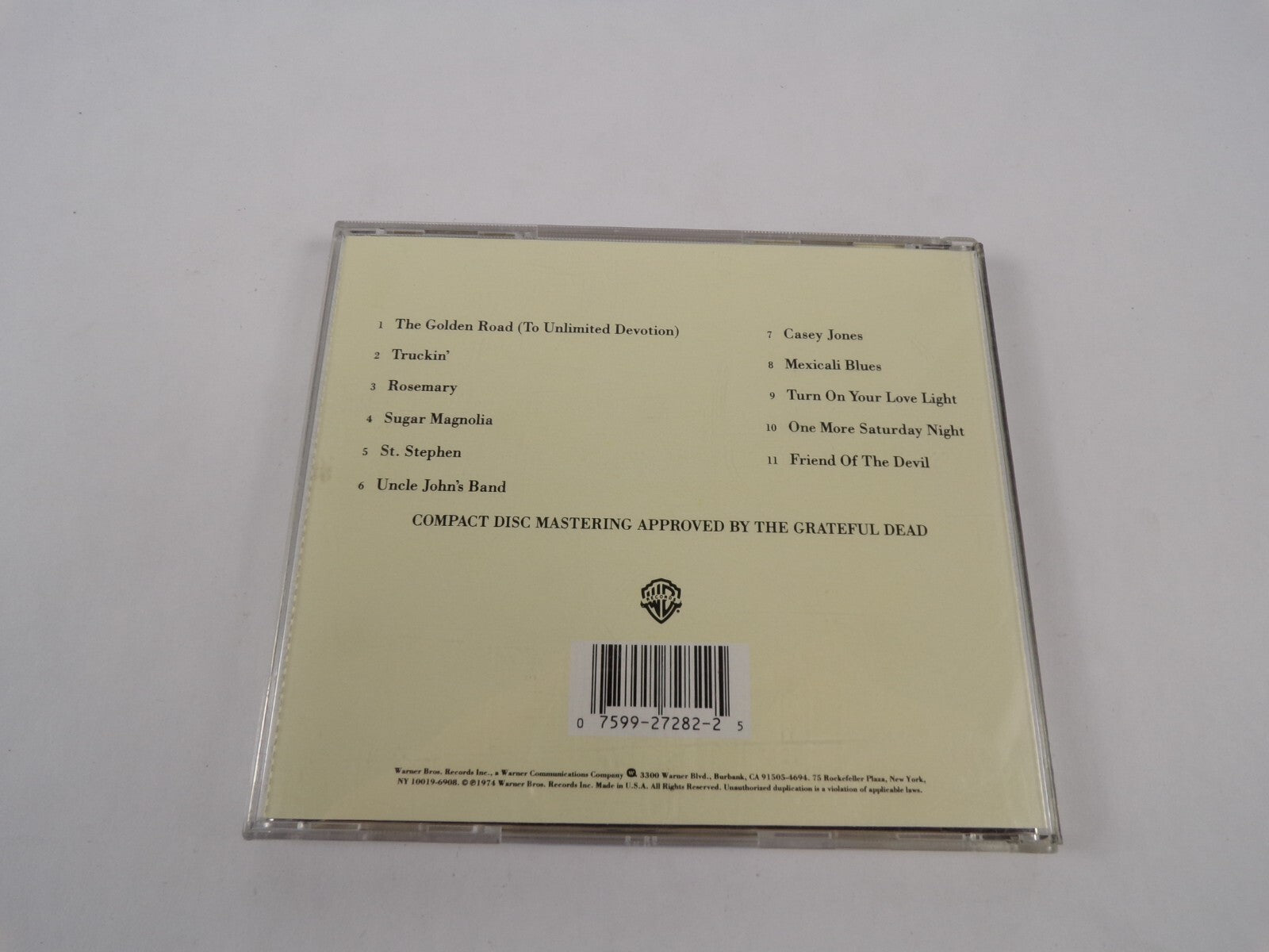 Grateful Dead The Best Of Skeletons From The Closet The Golden Road TruckinCD#12
