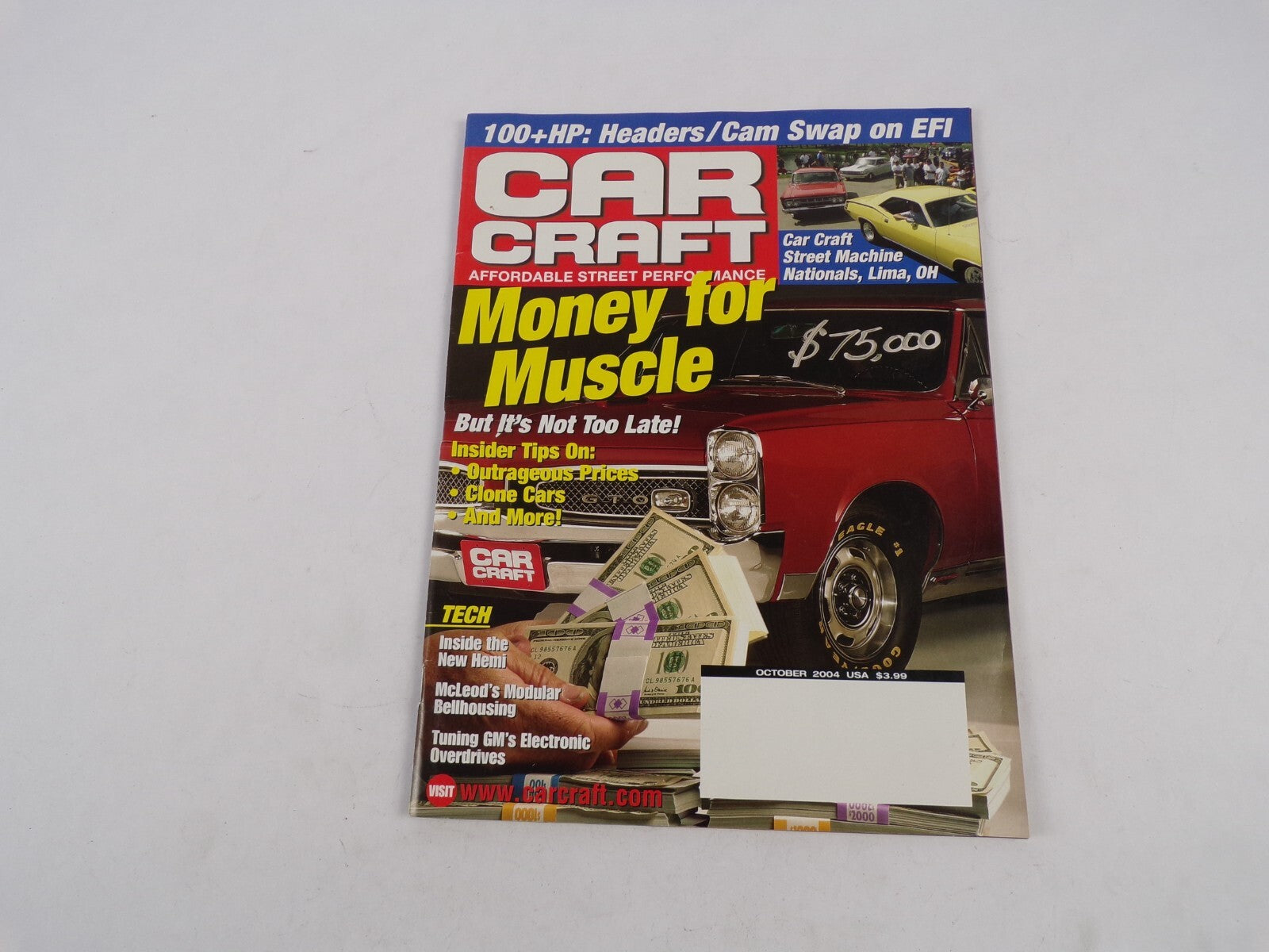 October 2004 Car Craft Money For Muscle 100+HP: Headers/Cam Swap On EFI But It's
