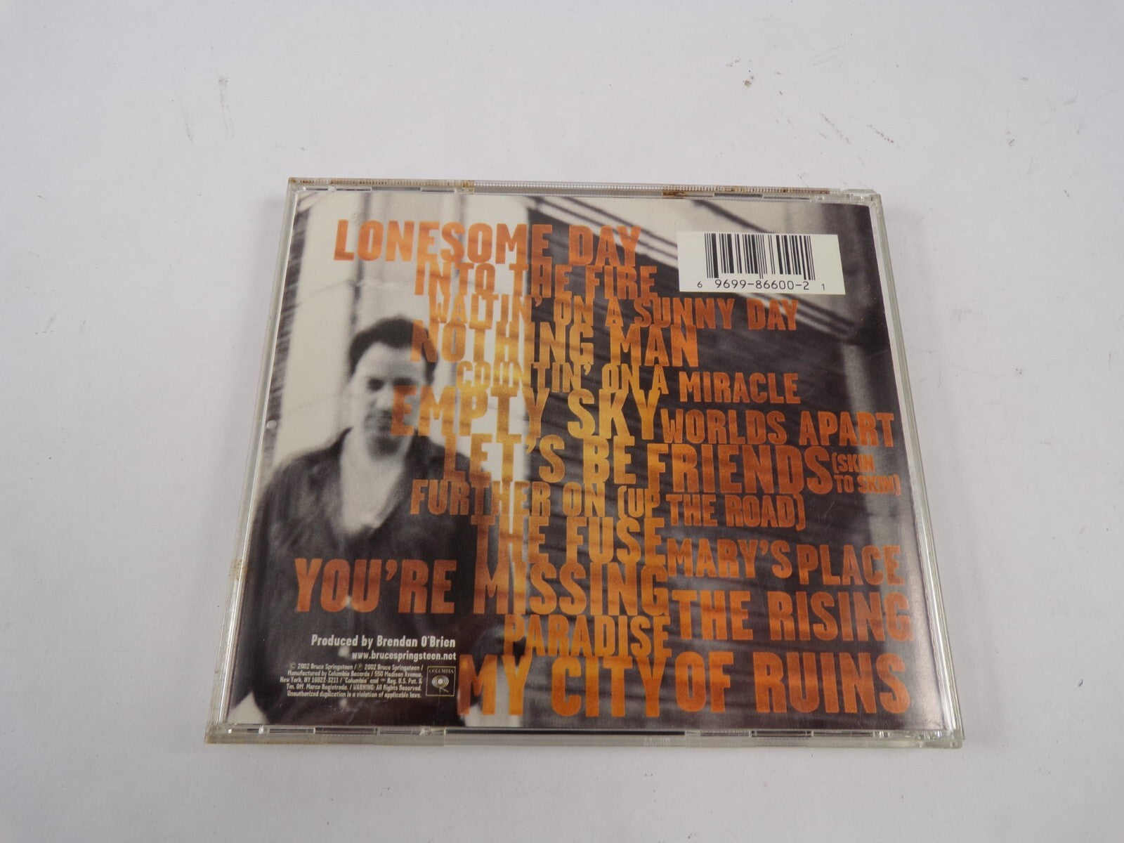 Bruce Springsteen The Rising Empty Sky Worlds Lets Be Friends Lonesome Day CD#61