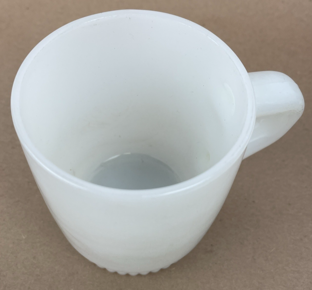 Anchor Hocking Fire-King Milk Glass D-Handle Oven Proof 27 Mug Made In USA