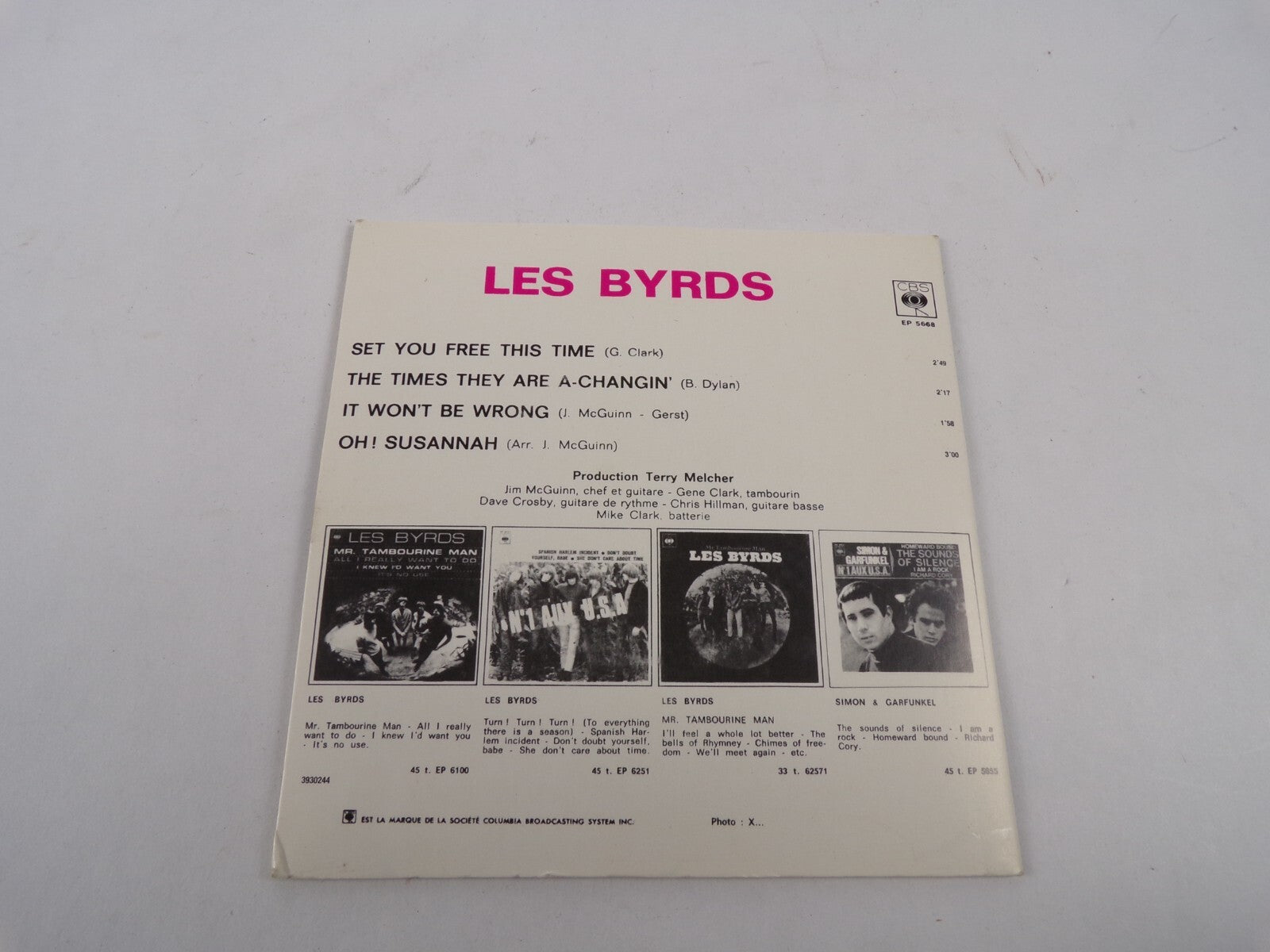 Les Byrds Set You Free This Time The TImes They Are A Changin CD#13