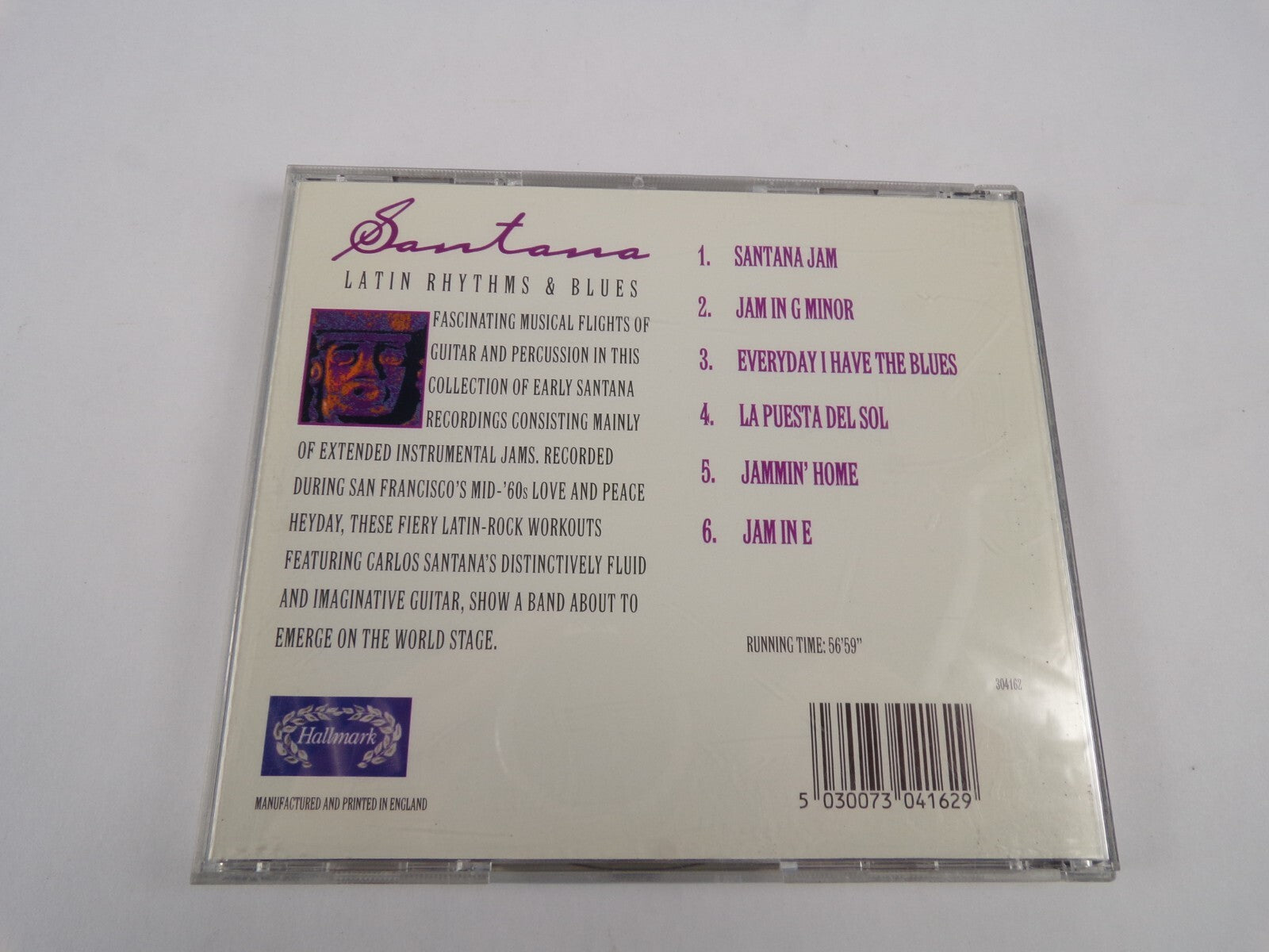 Santana Latin Rhythms & Blues Santana Jam Jam In G Minor Jam In E CD#22