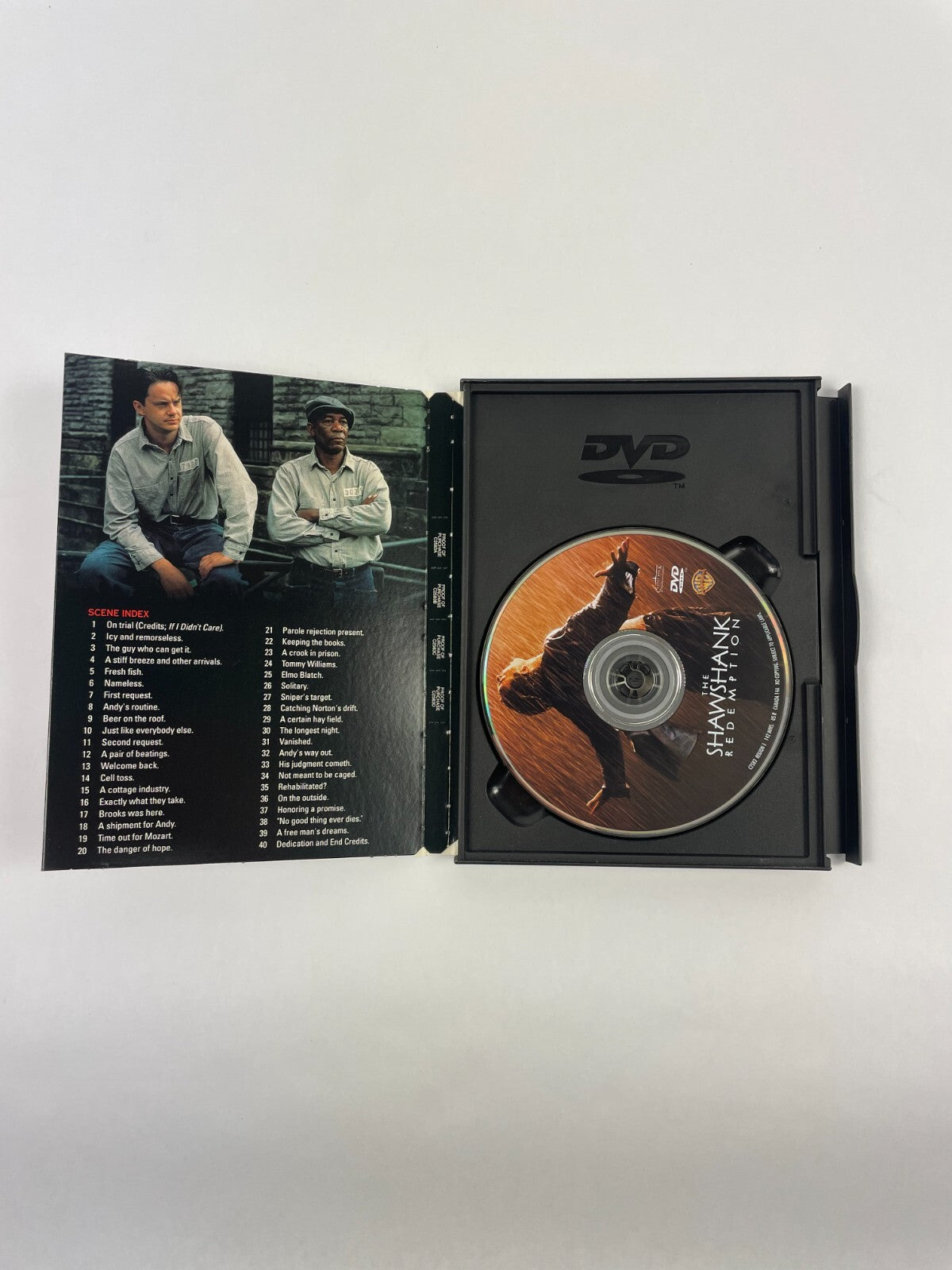 The Shawshank Redemption Tim Robbins Morgan Freeman Brooks was here DVD Movie
