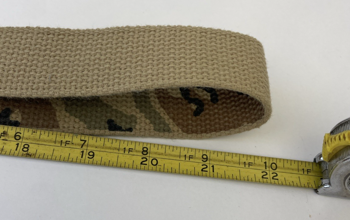 Vintage Blueprint Skateboards UK Canvas Desert Camo Camouflage Belt OSFM - RARE
