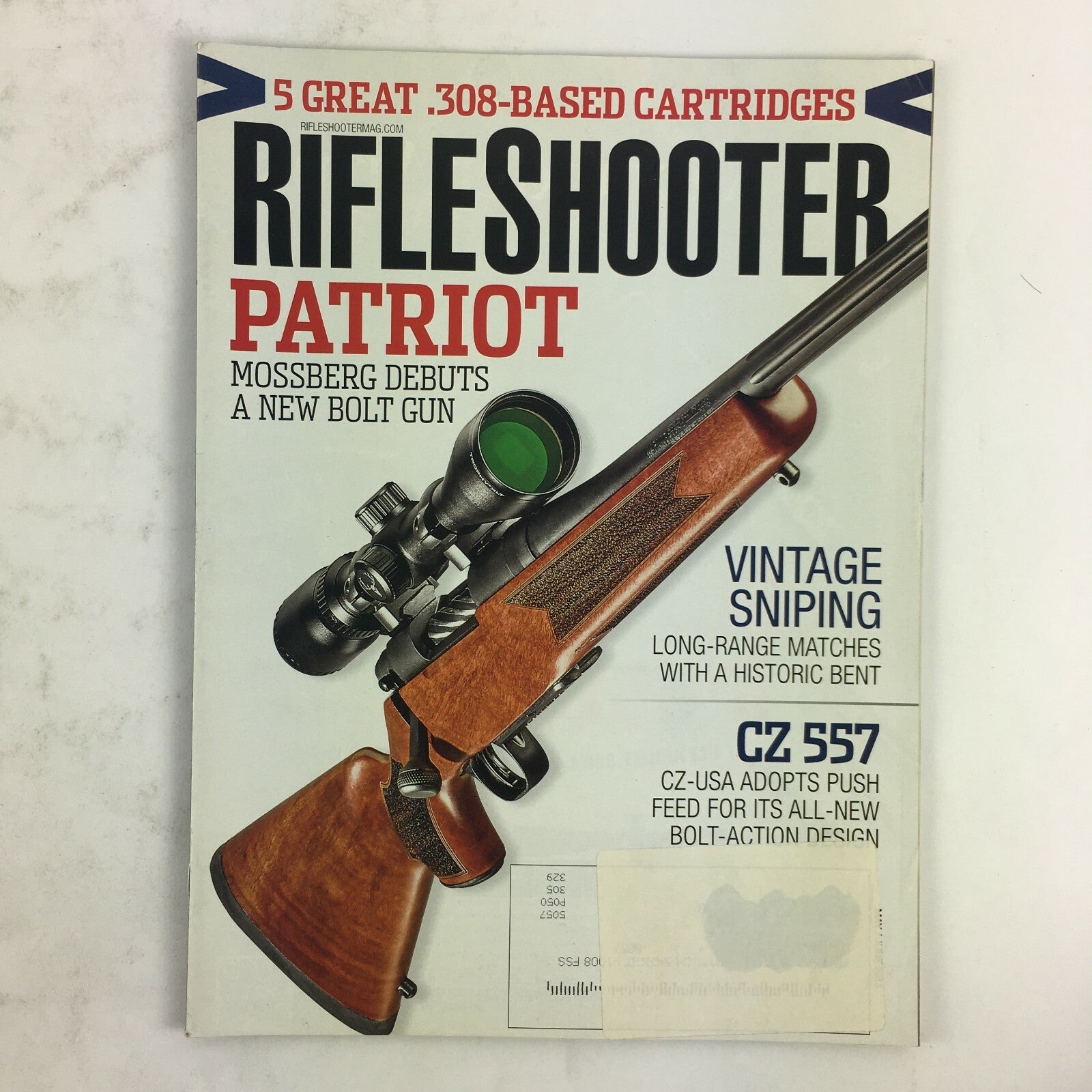May 2016 Rifle Shooter Magazine Patriot Mossberg Debuts Vintage Sniping CZ 557