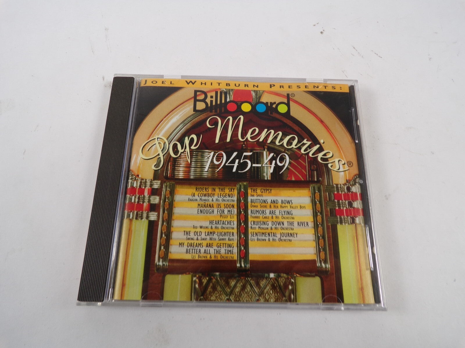 Joel Whitburn Presents Billboard Pop Memmories Riders In THe Sky The Gypsy CD#51