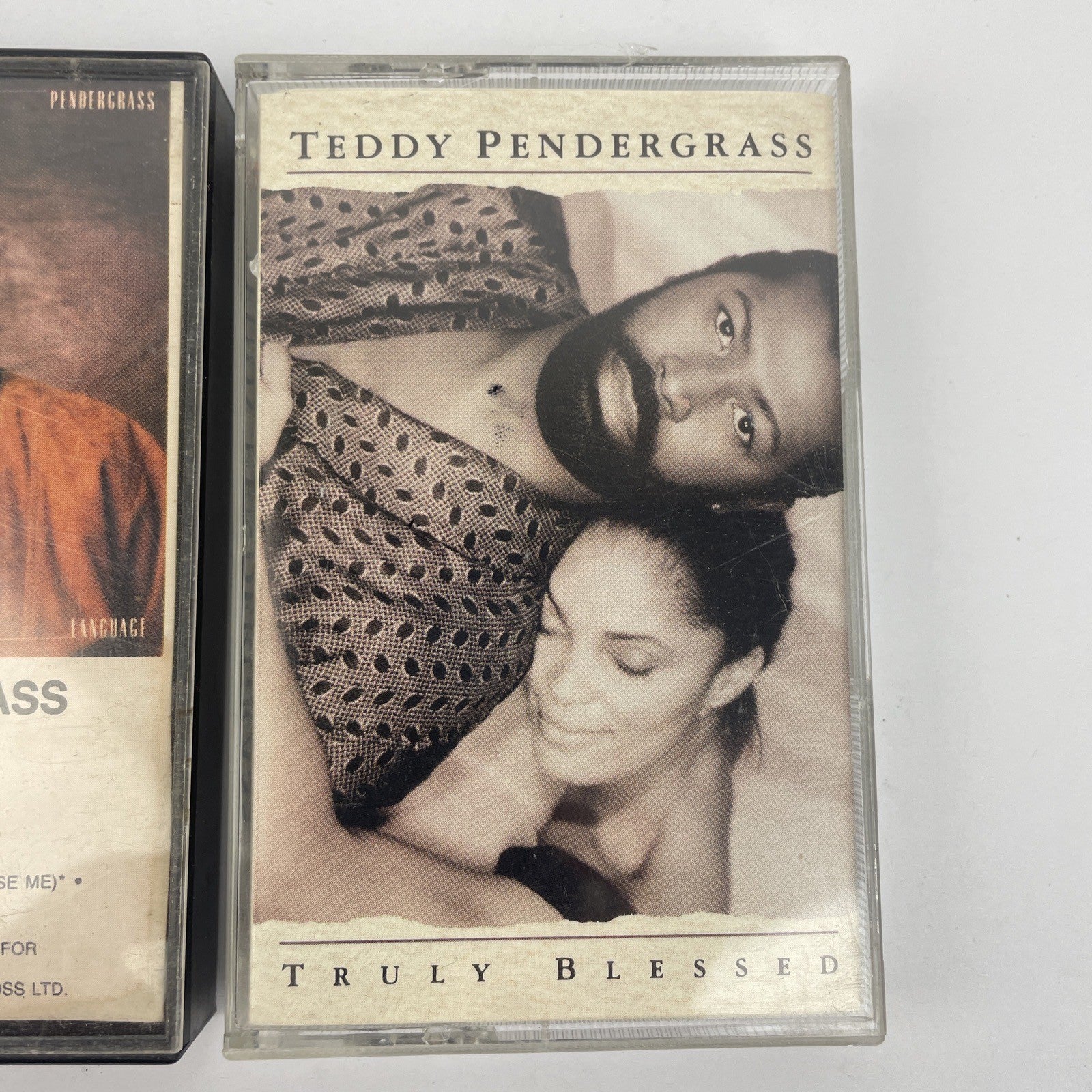 Lot Of 2 Teddy Pendergrass Classic R&B Soul Cassette Love Language Truly Blessed