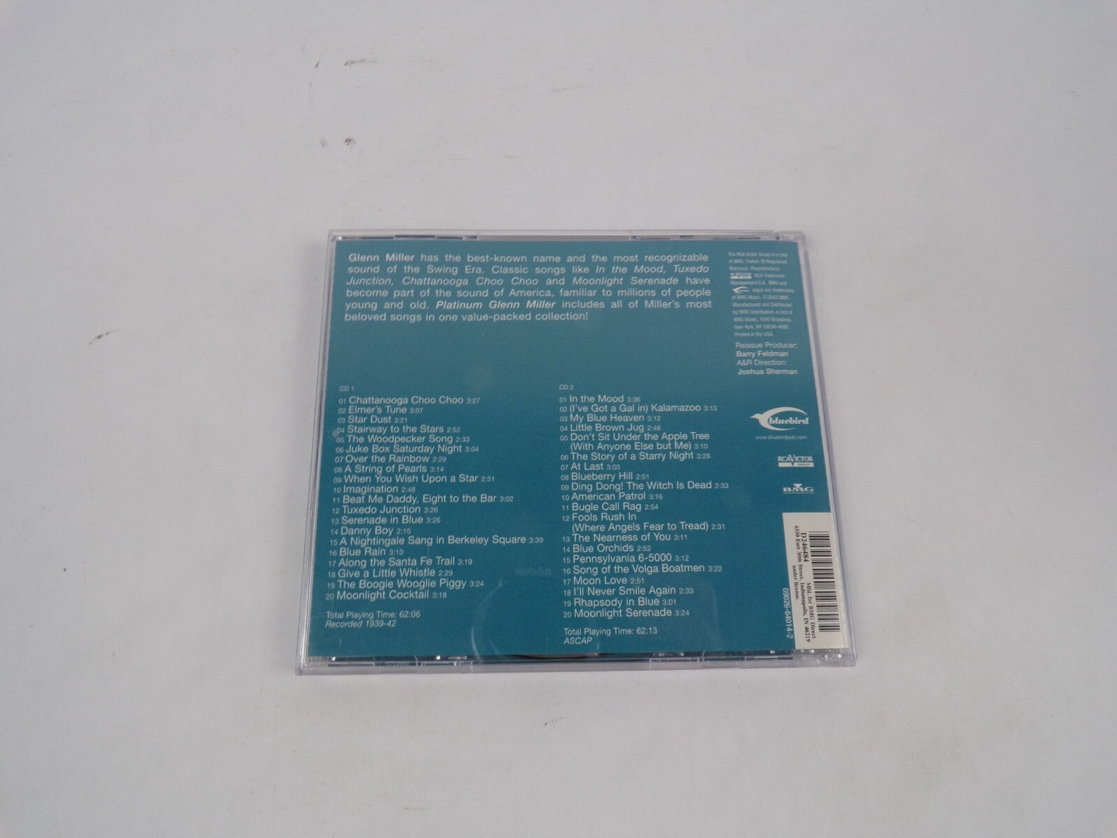 Platinum Glenn Miller Chattanooga Elmers Tune Star Dust Over The Rainbow CD#67