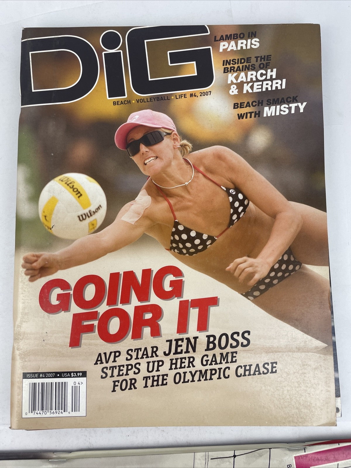 Lot Of 6 x 2007 " DiG " Beach Volleyball Life Magazine #1 - #6 Photo Issue